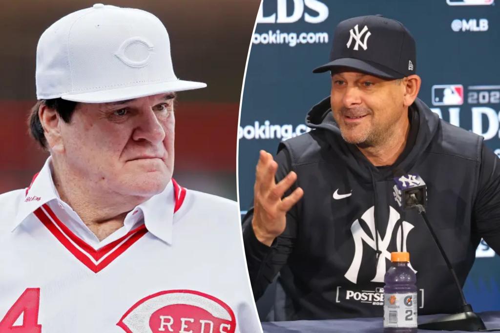 Aaron Boone은 독특한 Pete Rose 연결을 즐겼습니다.