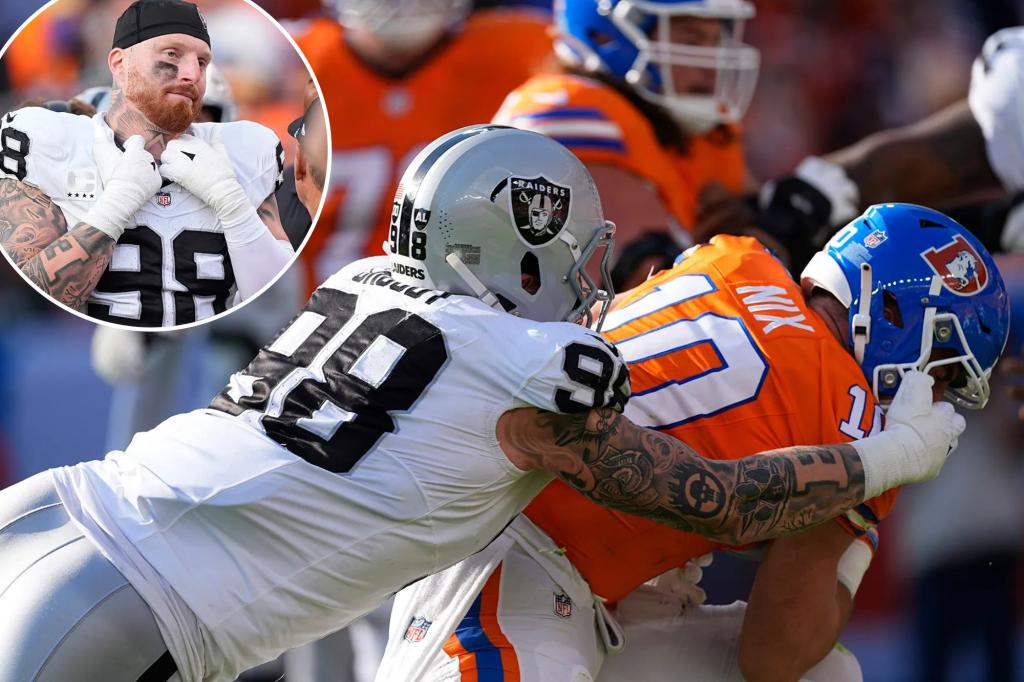 Maxx Crosby는 Raiders에 만족하지 않는다고 주장하는 '광대'를 비난합니다.