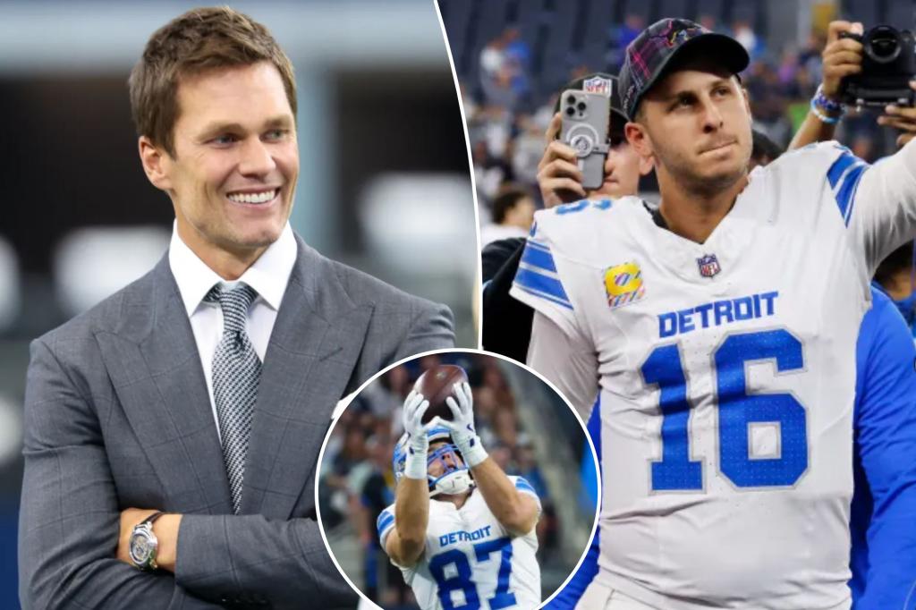 Tom Brady는 Fox에서 라이온스 공격의 QB가되고 싶다고 말했습니다.