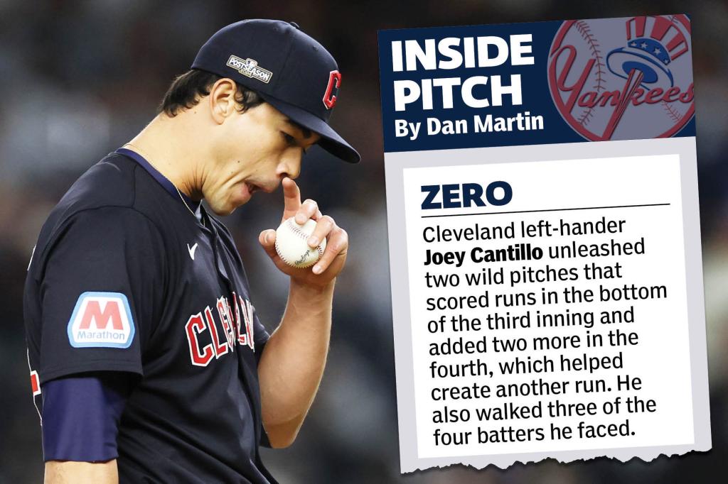 양키스가 가디언즈를 상대로 승리한 영웅, 제로: 호세 칸티요는 비참했습니다