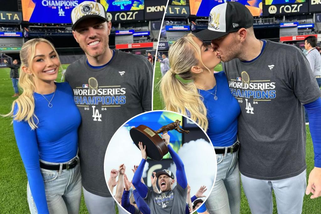 프레디 프리먼의 아내는 월드 시리즈 MVP 영예 이후 '말이 없다'