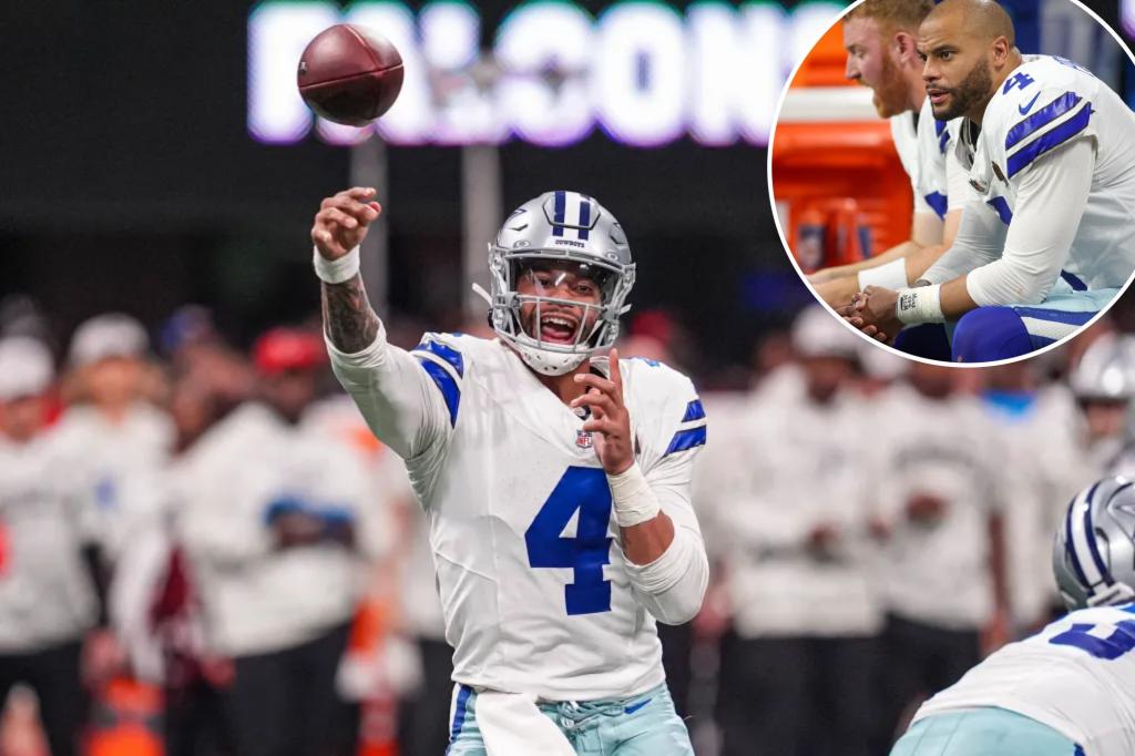 카우보이 시즌이 더욱 악화됨에 따라 Dak Prescott이 IR에 합류합니다.