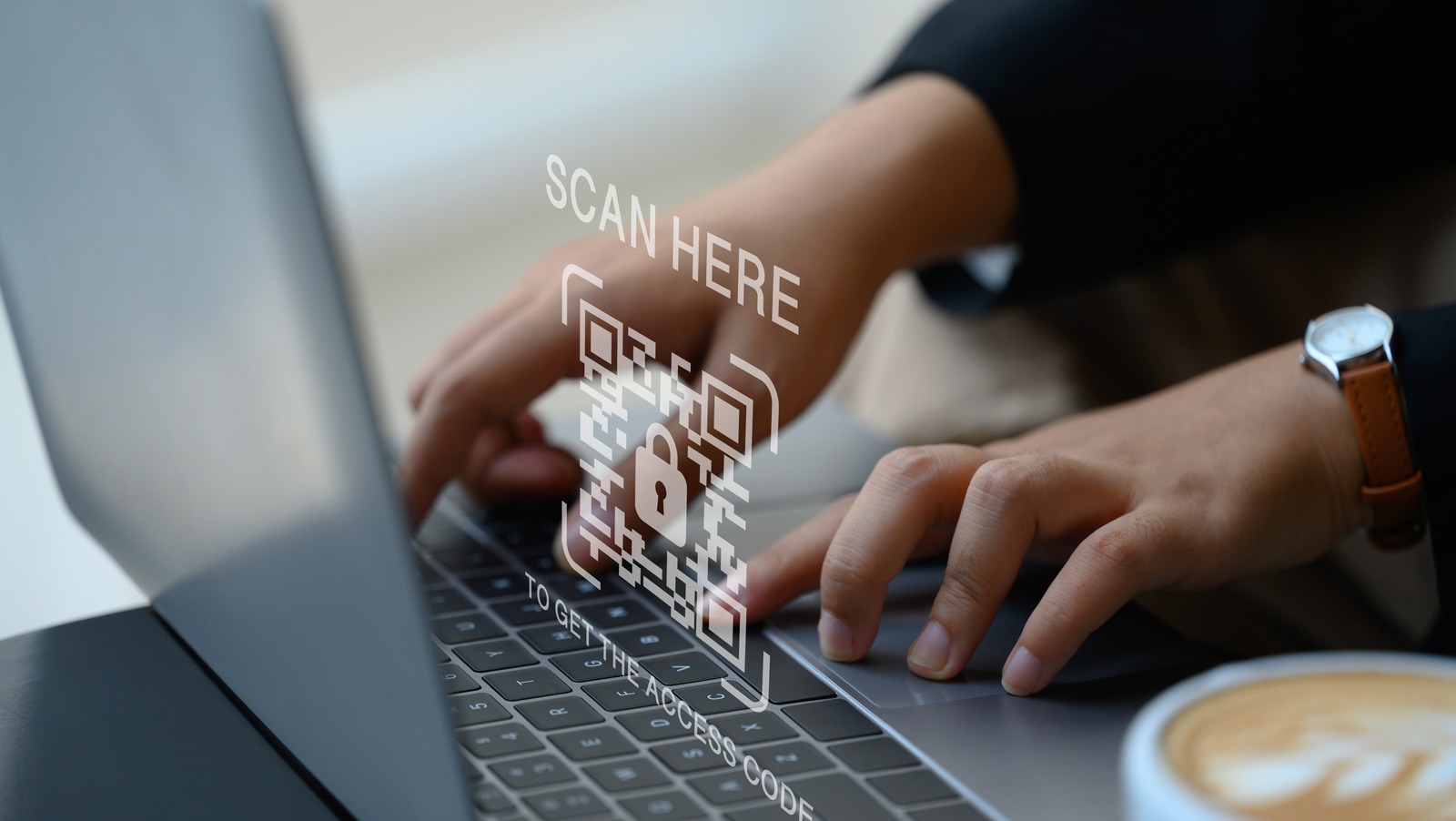 노트북에서 QR 코드를 스캔하는 방법