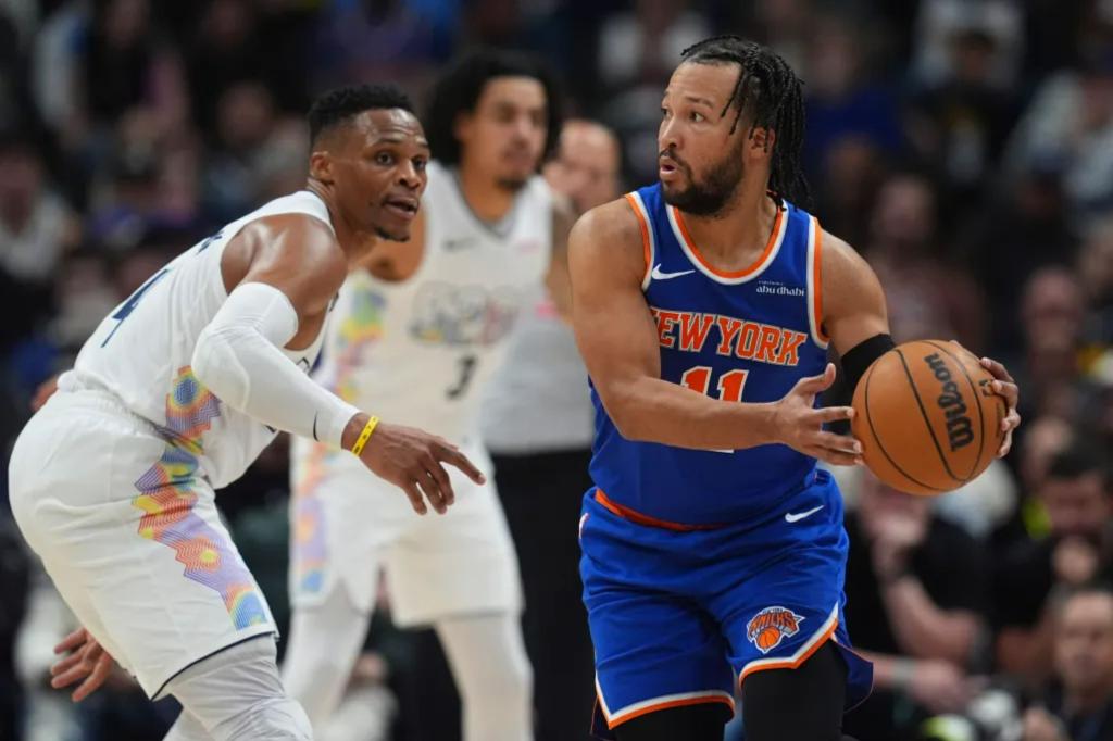 Jalen Brunson의 어시스트 경력 최고 기록으로 Knicks가 프랜차이즈 마크를 공동 기록했습니다.