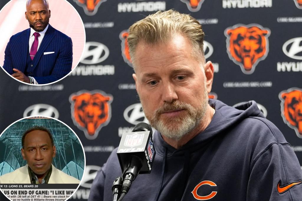 Stephen A. Smith, Louis Riddick은 Matt Eberflus의 Bears 임기를 종료했습니다.