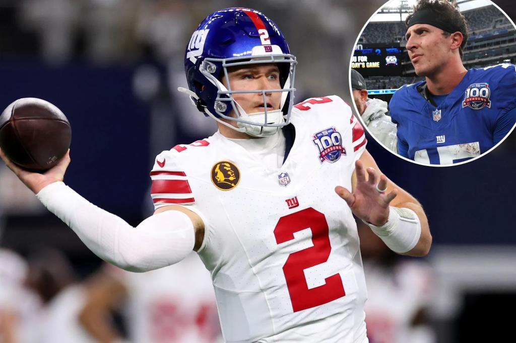 자이언츠는 Saints 게임의 QB 시작에서 Drew Lock을 고수합니다.