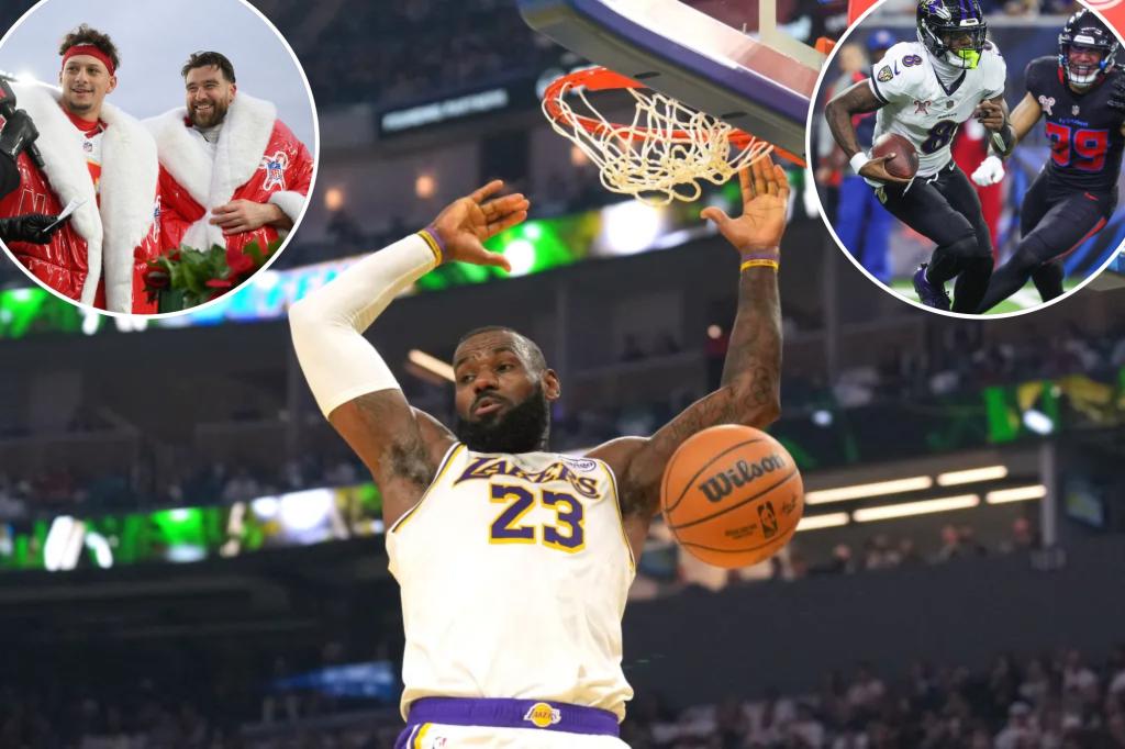 르브론 제임스, 크리스마스 선언으로 NFL에 도전하다