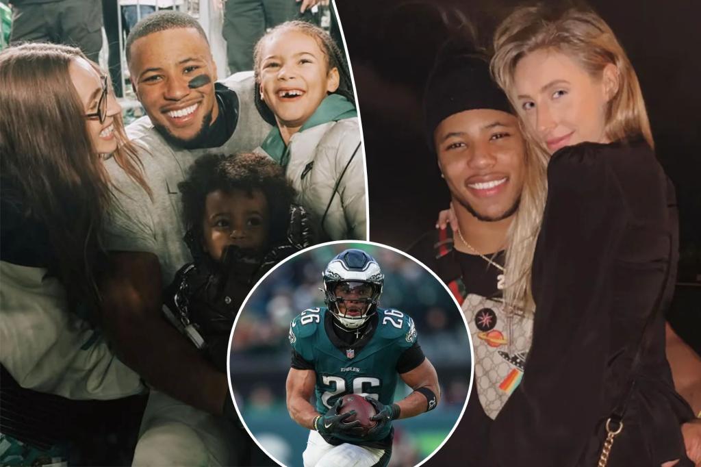 Saquon Barkley는 Super Bowl 2025 이전의 Anna Congdon 참여를 확인합니다.