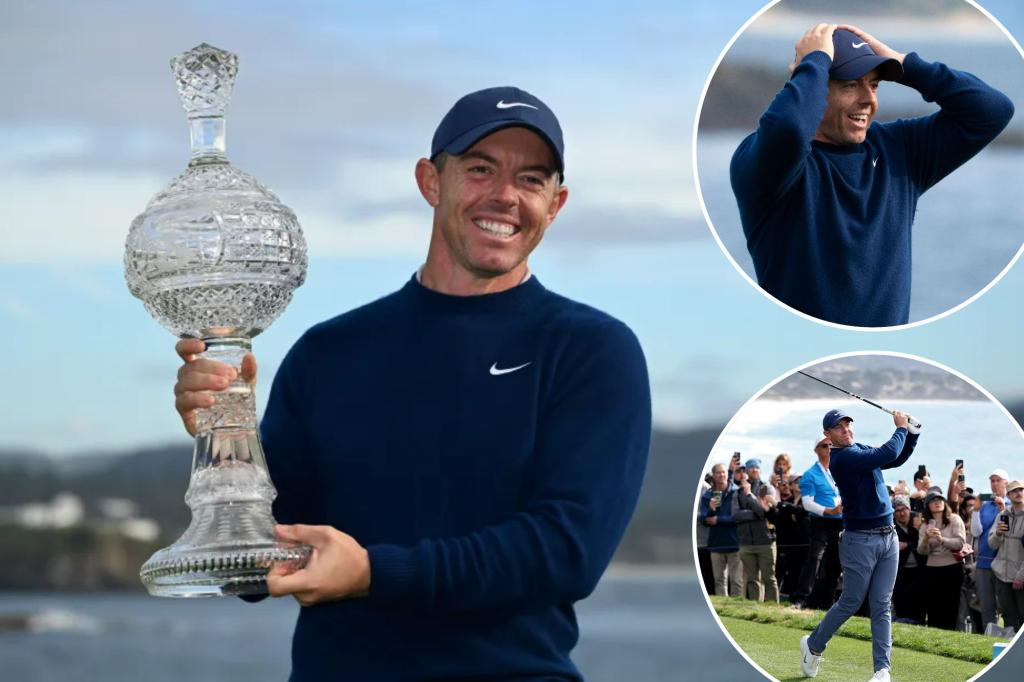 Rory McIlroy는 Pebble Beach에서 27 번째 PGA 투어 우승을 위해 2 샷 승리를 거두었습니다.