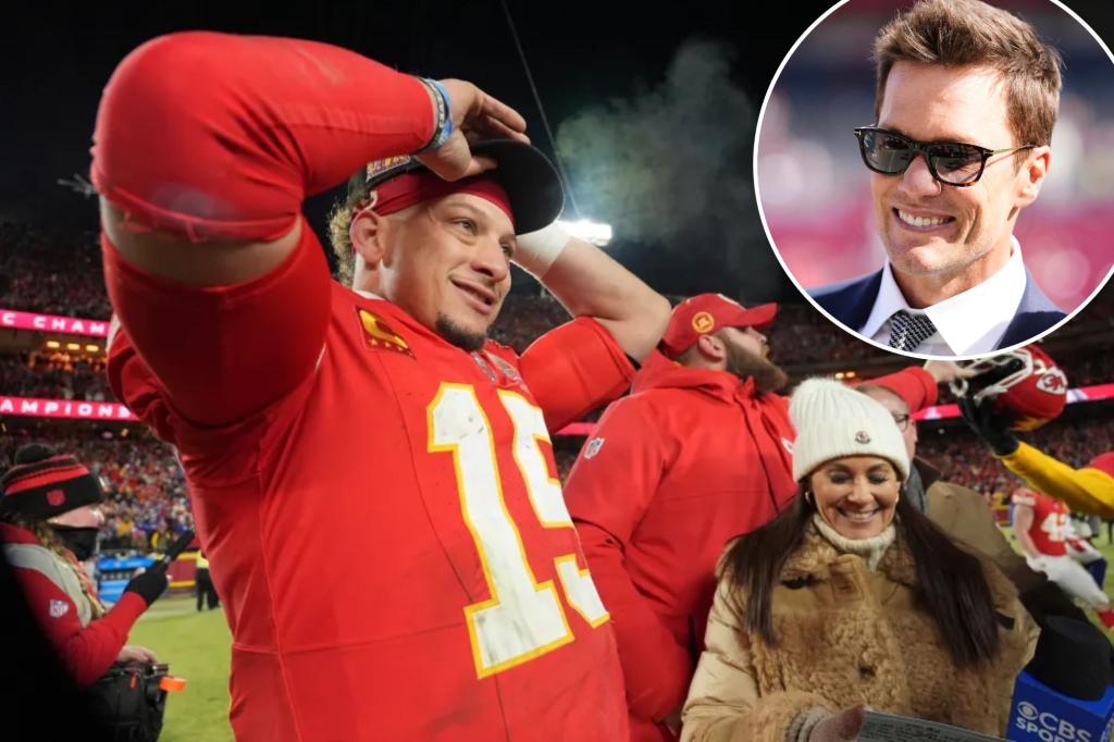 Patrick Mahomes가 그가 할 수 없었던 일을 위해 Tom Brady 응원