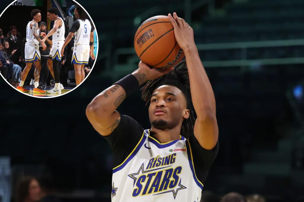 Stephon Castle, Keyonte George Power Rising Stars 챌린지 팀 C의 승리