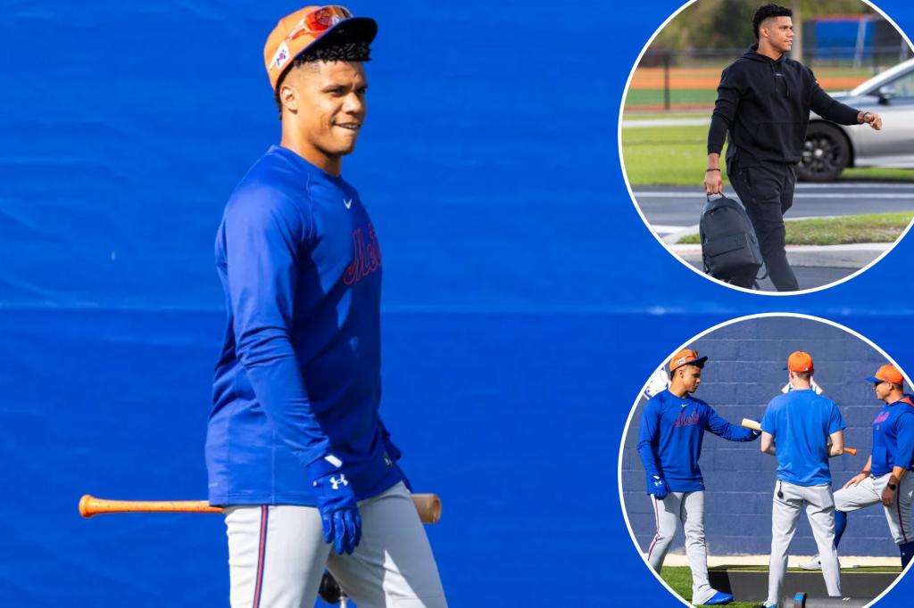 Juan Soto는 Mets Spring Training에 도착합니다
