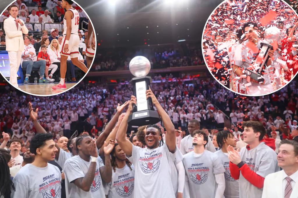 St. John 's Big East Clincher는 완벽한 전체 순회 순간이었습니다.