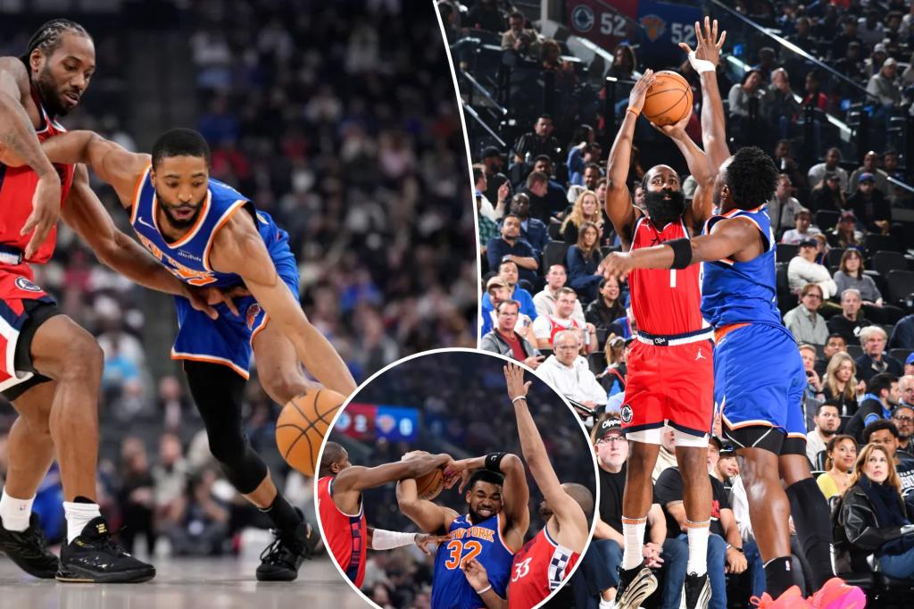 Jalen Brunson-Less Knicks는 Clippers에게 손실 된 마지막 순간에 페이드