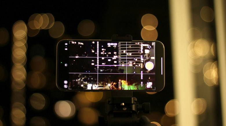 iPhone에서 그리드 라인이 활성화되었습니다