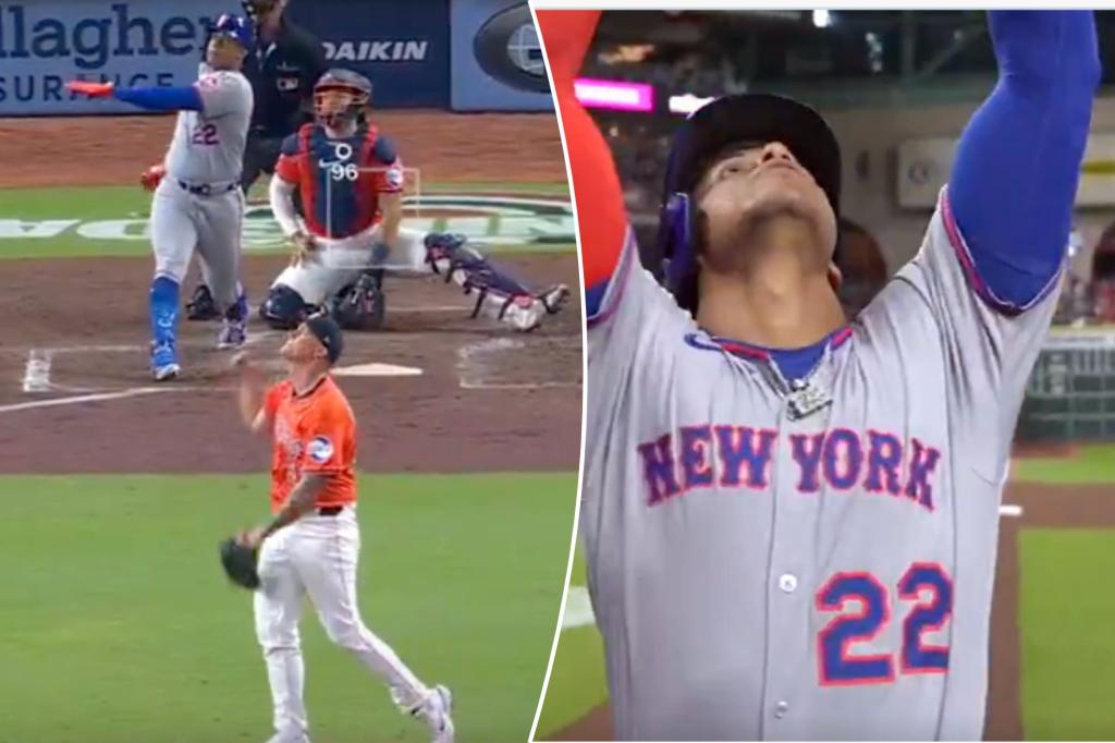 Juan Soto는 그의 첫 Mets 홈런을 위해 타이타닉 폭발을 분쇄합니다.