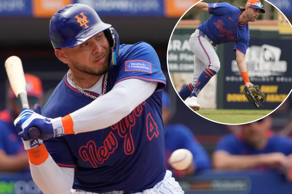 Mets의 Jeff McNeil, Francisco Alvarez