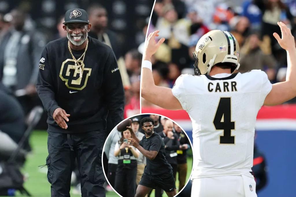 Derek Carr 부상 계시 후 Deion Sanders의 비밀 포스트