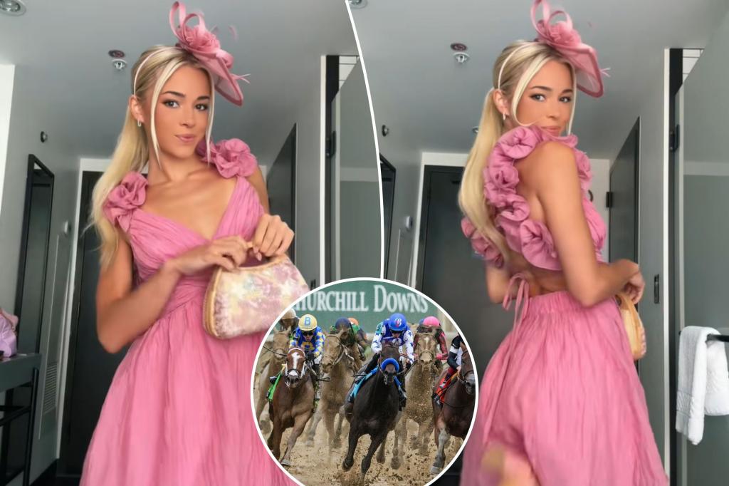 Livvy Dunne은 Derby Eve의 Kentucky Oaks Day Appitf