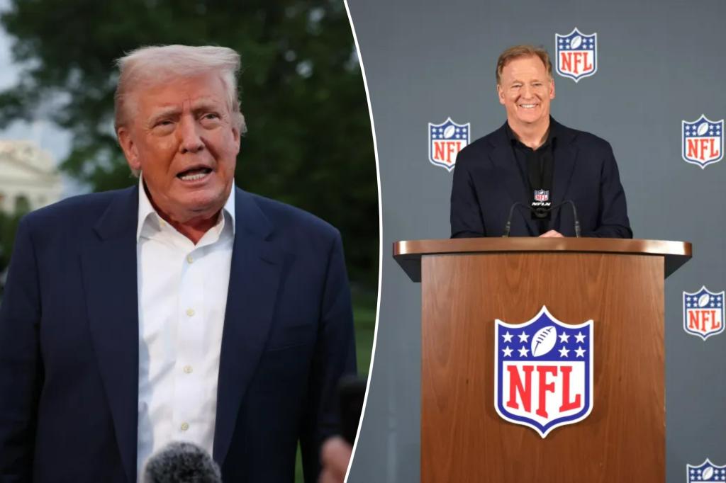 도널드 트럼프는 2027 년 NFL 초안 호스트로 워싱턴 DC를 발표 할 것으로 예상했다.