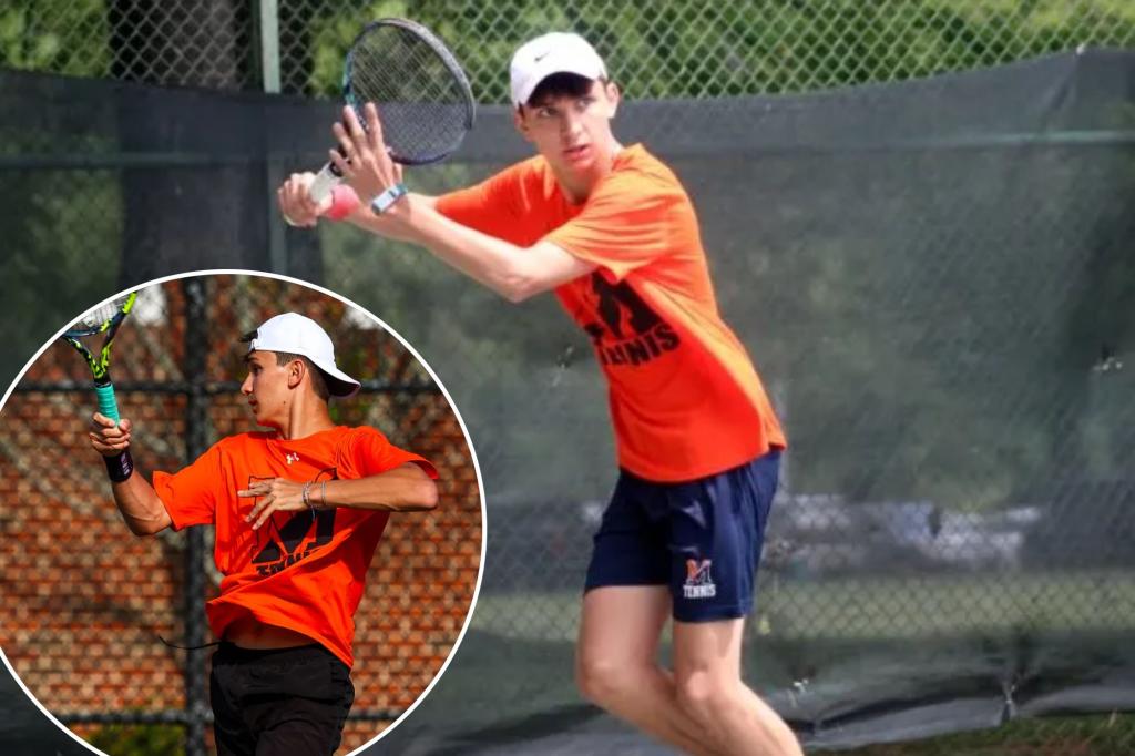 Island HS Tennis Player가 팀의 스타가되기 위해 자신의 길을했는지