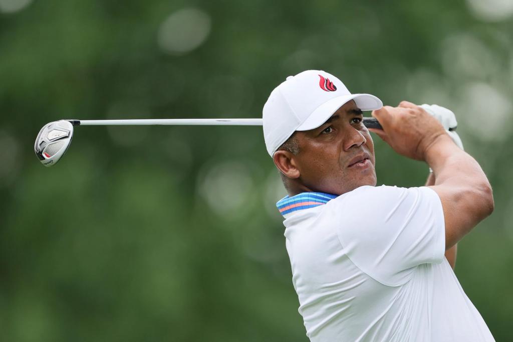 Jhonattan Vegas는 PGA Championship Leaderboard를 타는 것을 즐기고 있습니다