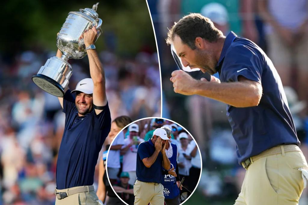 Scottie Scheffler Cruises, 3 Careing Major Title의 첫 PGA 챔피언십 우승