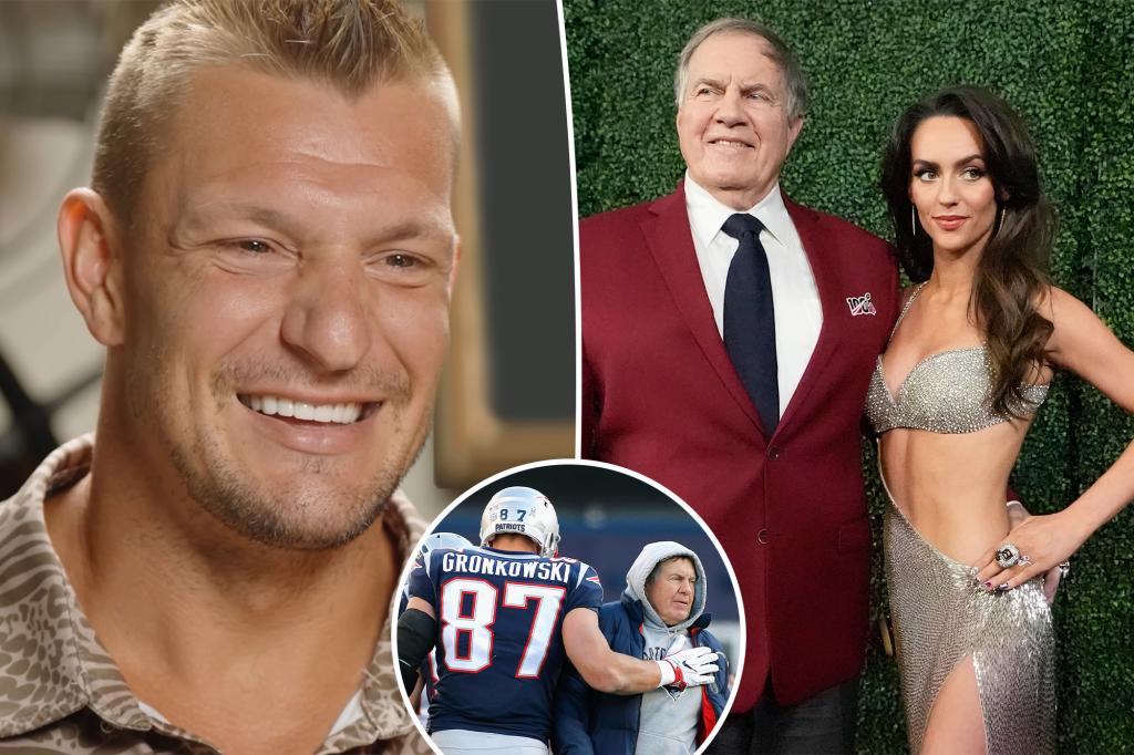 Rob Gronkowski는 Bill Belichick의 여자 친구 Jordon Hudson에 대한 농담을 웃으며 터져 나갔습니다.