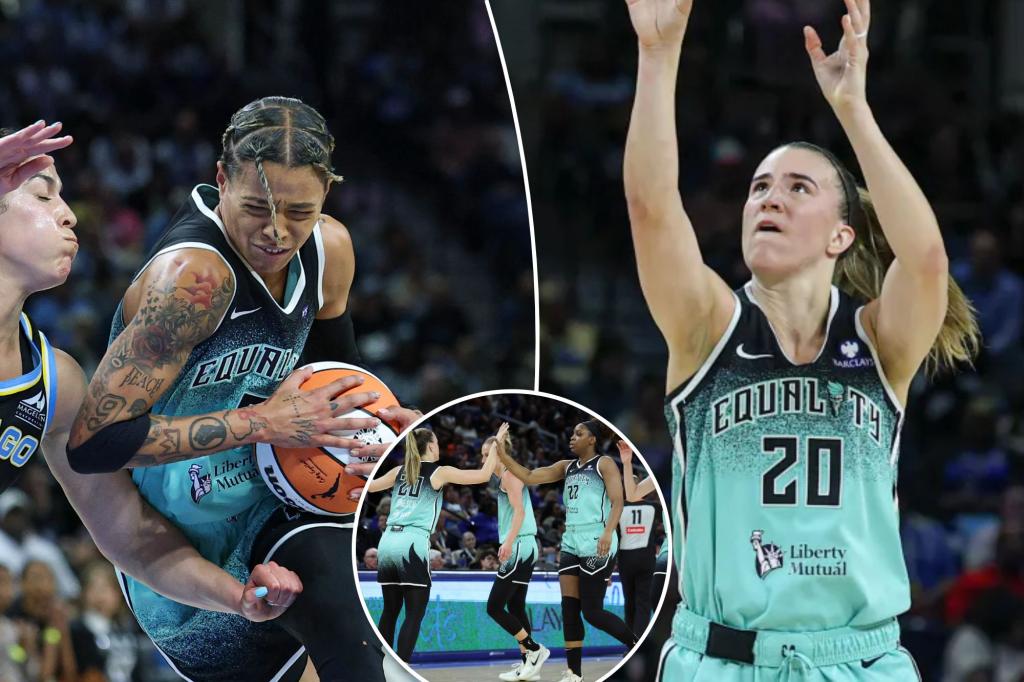 Liberty Pass Physicality Test, Sky에 대한 폭발로 WNBA 기록을 깨십시오.