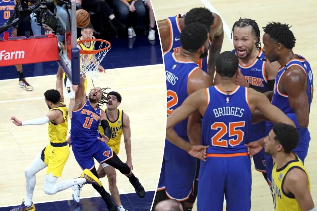 Jalen Brunson은 Rough Game 3을 흔들어 문제가있을 때 Knicks를 제공합니다.