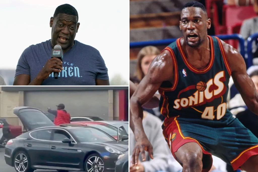 전 NBA 스타 Shawn Kemp는 2023 년 주차장 사격에서 유죄를 인정합니다.