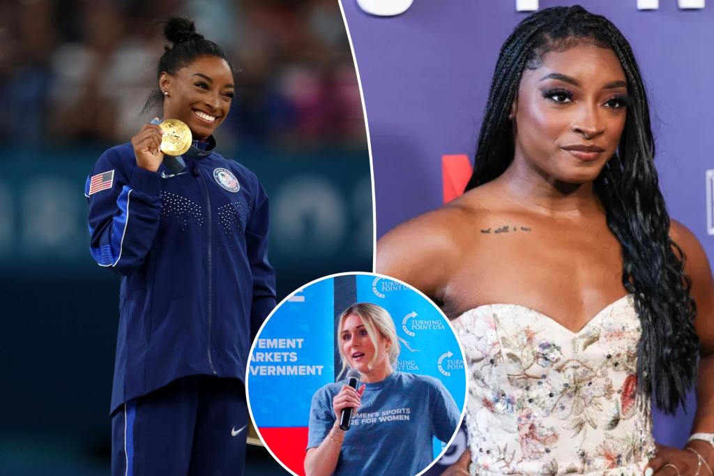 Simone Biles는 X를 떠난 후 암호의 '광기'메시지를 공유합니다