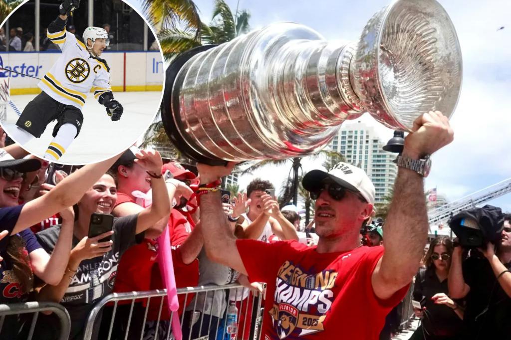 Bruins가 Brad Marchand Reunion에 관심이있는 사람이 Panthers를 떠나면