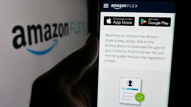 전화로 Amazon Flex 서비스에 가입