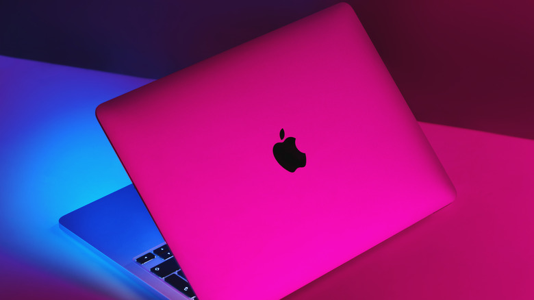 MacBook Air의 후면보기