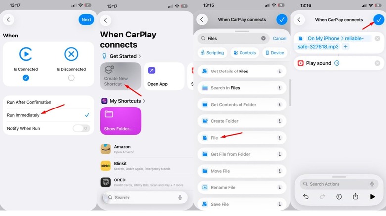 Apple CarPlay 스타트 업을위한 맞춤형 사운드를 설정하는 단계별 지침.