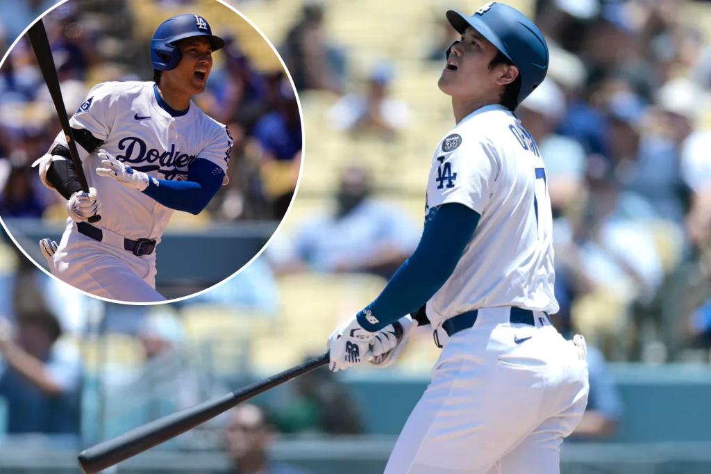 Shohei Ohtani Homers에서 다섯 번째 게임에서 Dodgers 프랜차이즈 레코드를 묶는