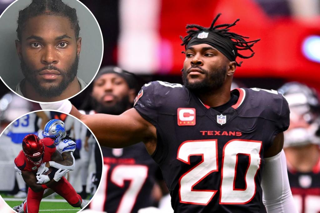 Texans의 Jimmie Ward는 이전 체포와 관련된 채권 상태 위반으로 체포되었습니다.