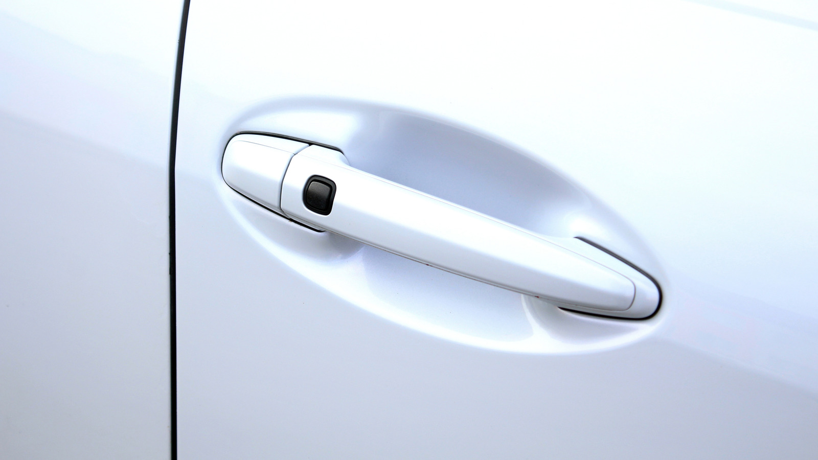 자동차 도어 핸들의 작은 버튼은 무엇입니까?