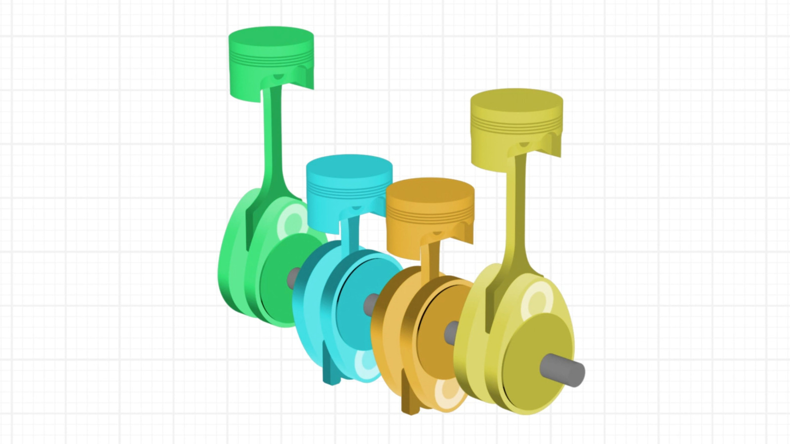 고성능 Yamaha 오토바이 사용 크로스 플레인 크랭크 샤프트 엔진 사용 - 이유는 다음과 같습니다.