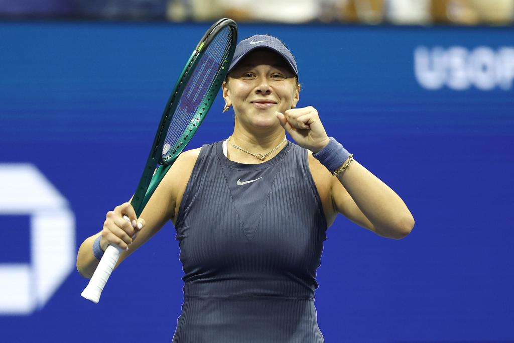 Amanda Anisimova는 미국 오픈 준준결승, Iga Swiatek 재 대결에 도달합니다