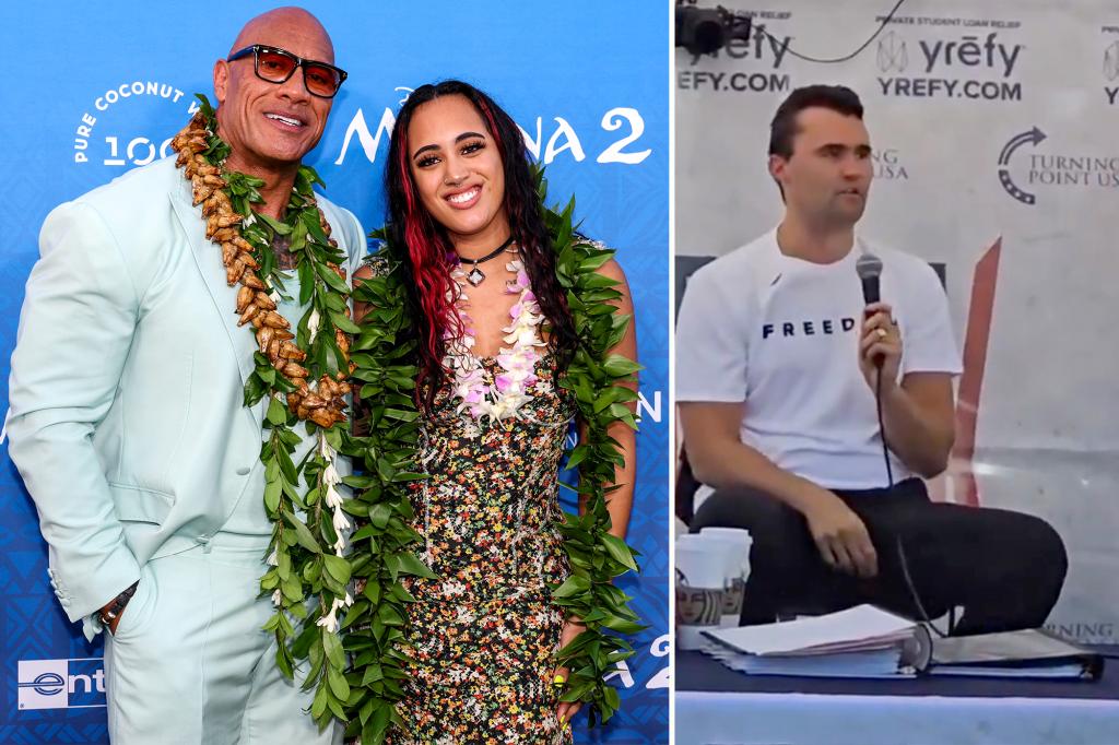 Dwayne 'The Rock'Johnson의 딸인 Ava Raine은 Charlie Kirk의 암살 후 몇 시간이 지난 둔감 한 의견을 위해 온라인으로 비틀었다.