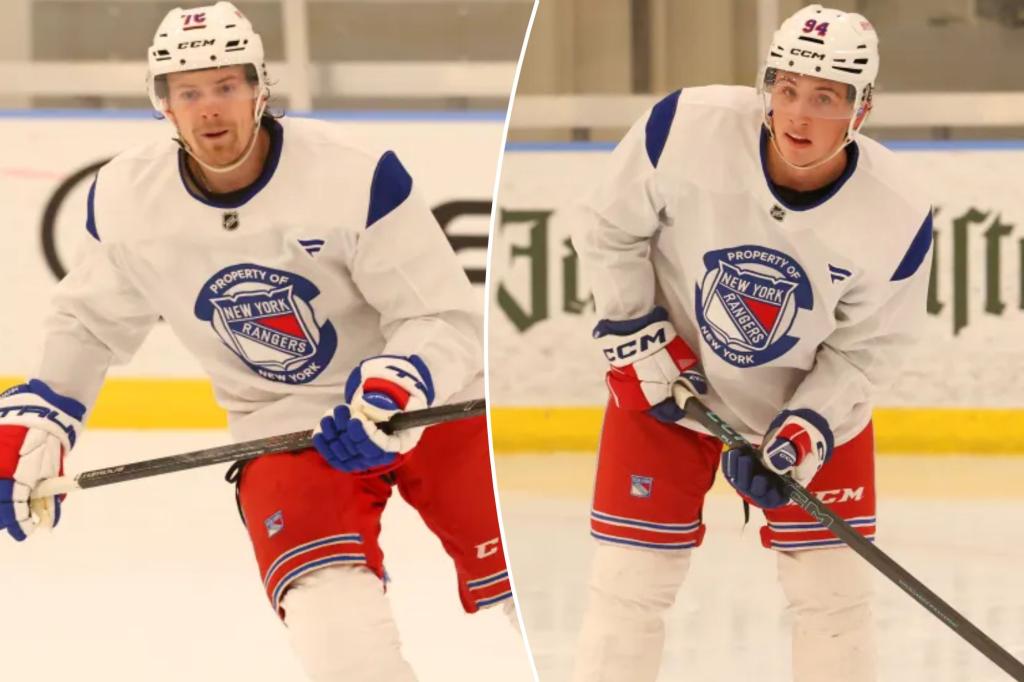 Brennan Othmann, Rangers의 거품에 Gabe Perreault