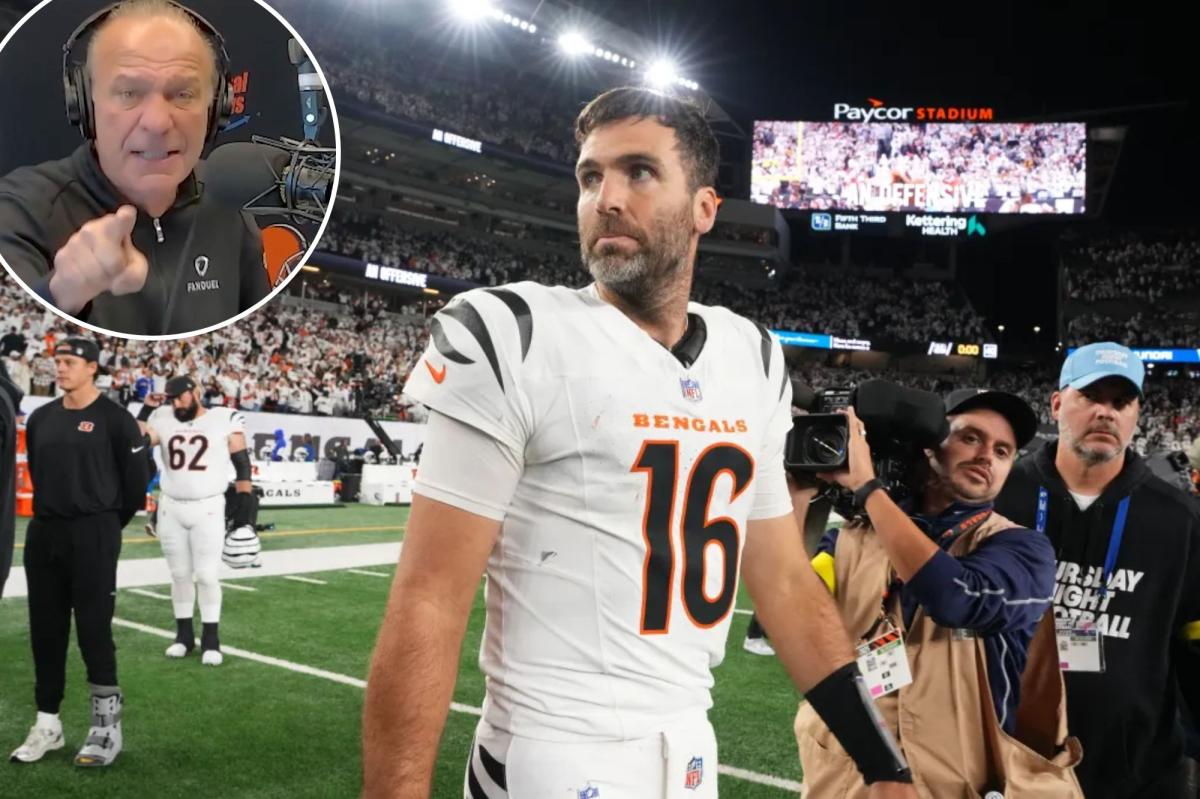 클리블랜드 라디오 진행자는 Joe Flacco의 Bengals 브레이크 아웃 이후 패배했습니다.