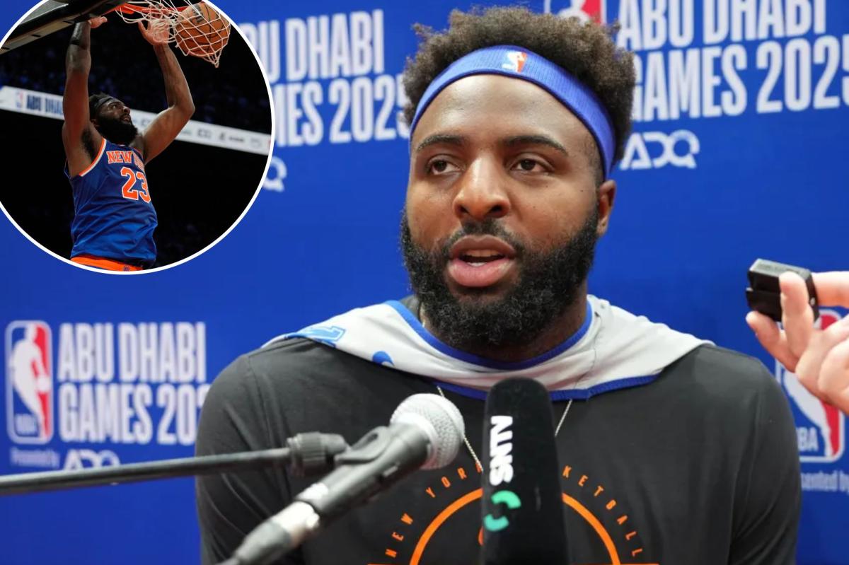 Mitchell Robinson과 관련하여 Knicks는 부하 관리를 새로운 수준으로 끌어 올렸습니다.