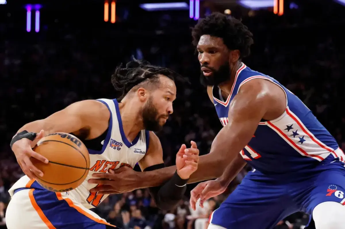 Knicks의 적 Joel Embiid가 MSG 반환에서 마지막 웃음을 얻었습니다.