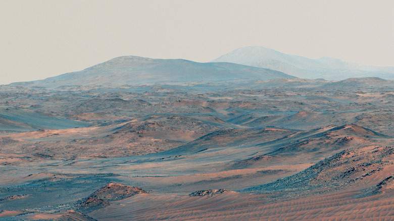 2026년 Perseverance가 향하는 지역인 Lac de Charmes의 렌더링