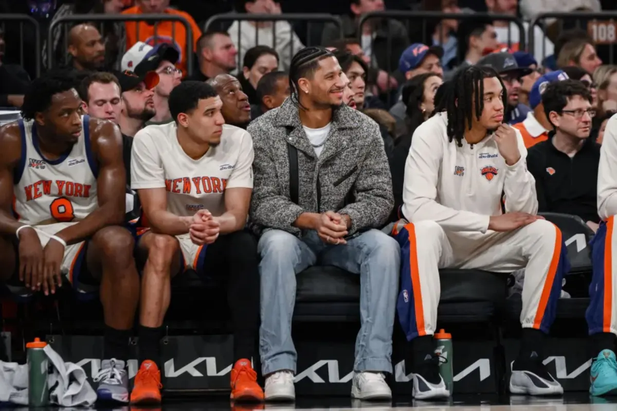 Josh Hart는 Knicks의 최근 부상 걱정으로 발목 통증으로 자리를 비웠습니다.