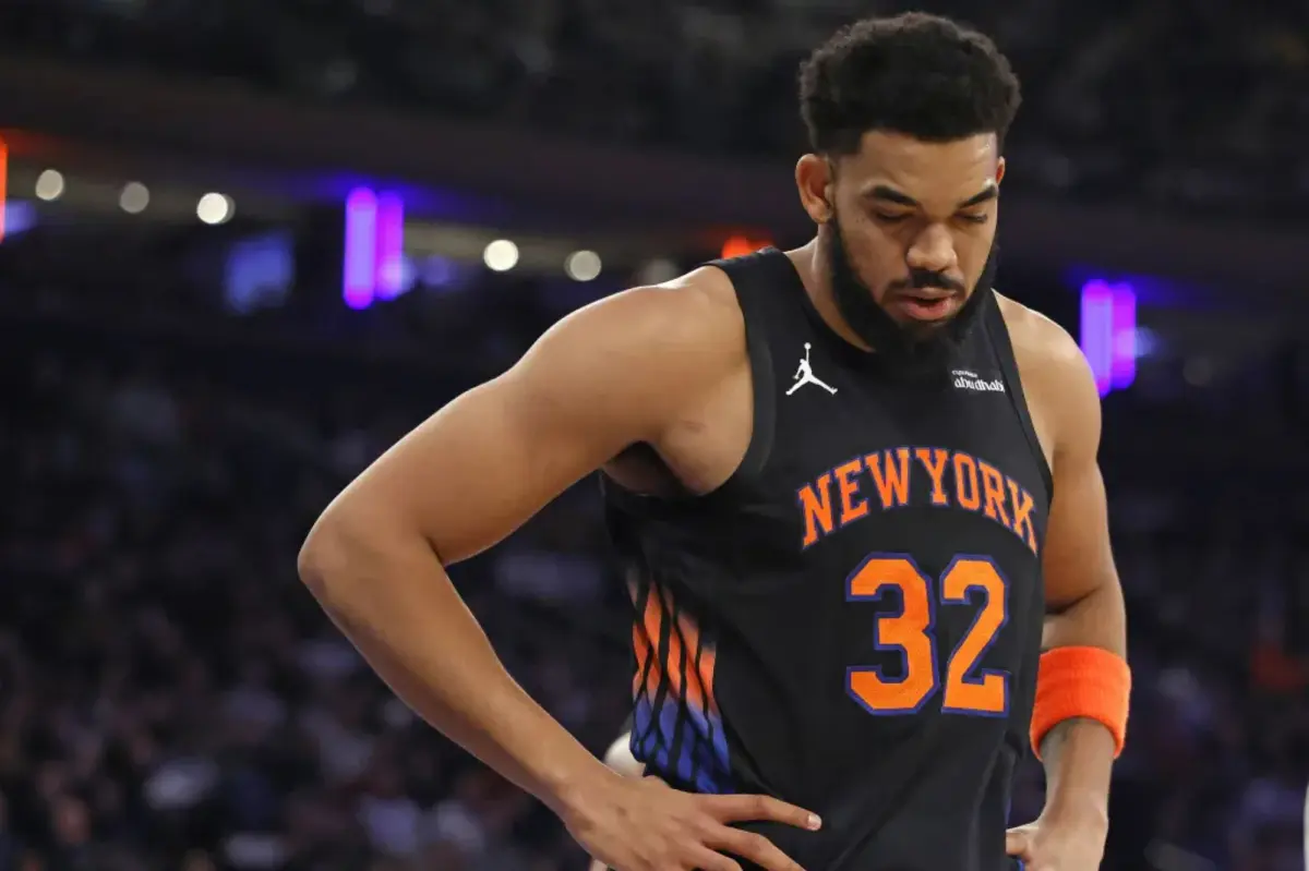 Karl-Anthony Towns는 Knicks의 승리로 다시 벤치에 앉았습니다.