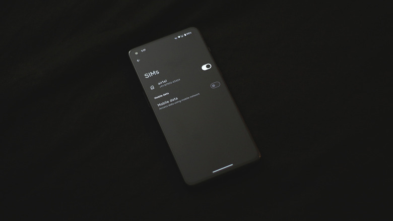 Android 휴대폰의 SIM 설정